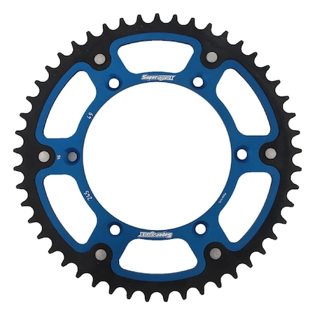 Supersprox Blue Stealth Sprocket For Yamaha WR250X Supermoto 2008-2011 RST-245-49-BLU